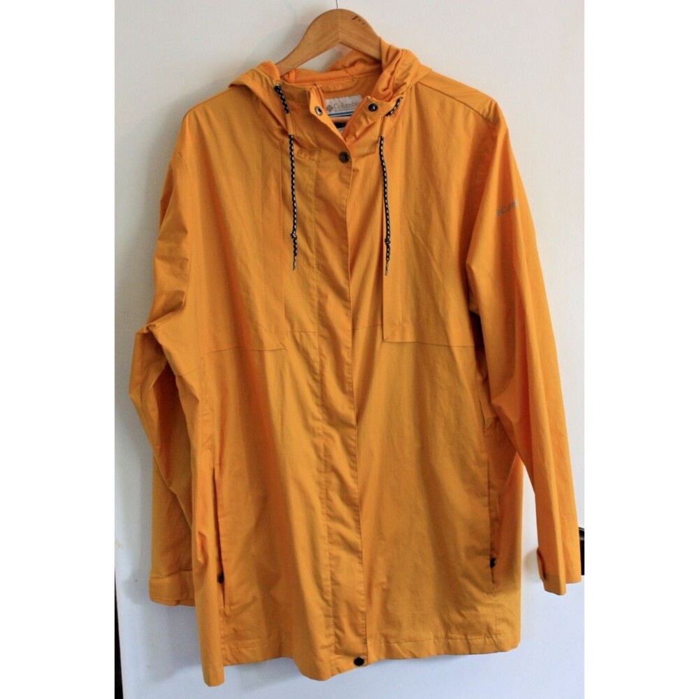 Columbia Mens size 2XL Lightweight Jacket Harvester Orange